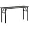 Lorell Training Table, Folding, 60inx18inx30in, Gray LLR60746 - alternate 1