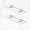 Fab Glass And Mirror Acrylic Shelf 6 x 16.5inces Chrome Bracket 3/4in Thickness Acrylic Pack of 2 AS19CC-6x16CH2P - alternate 1