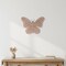 Homeroots 14" X 18" Natural Butterfly Rattan Hanging Dimensional Sculpture 634273 - alternate 5