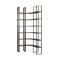 Homeroots 90" Black And Brown Iron and Wood Six Tier Bookcase 380588 - alternate 7