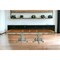 Homeroots 49" Brown And White Solid Wood Double Pedestal Base Dining Table 348650 - alternate 4