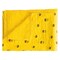 Homeroots 50" X 70" Yellow And Black Floral Cotton Quilted Kantha Throw Blanket with Embroidery 544553 - alternate 5