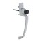 Prime-Line Storm and Screen Door Push Button Handle Set, Interior Latch 1-1/2 in. Hole Center, Silver K 50823 - alternate 1