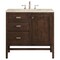 James Martin Vanities Addison 36" Single Vanity, Mid-Century Acacia, w/ 3 CM Tajnar Eclos Top E444-V36-MCA-3TJR - alternate 1