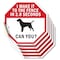 Signmission I Make It to The Fence In 2.8 Secon, 4 inch X 4 inch, Vinyl Decal, 5PK OC-D-5PACK-4-61 - alternate 1