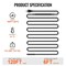 Vevor Self-Regulating Pipe Heating Cable 120FT 5W/FT Heat Tape for Pipes Roof ETR series (5W/FT) - alternate 7