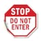 Signmission Stop Do Not Enter, 18 Inch X 18 Inch, Vinyl Decal OC-D-18-47 - alternate 1