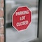 Signmission Parking Lot Closed, 4 inch X 4 inch, Vinyl Decal, 5PK OC-D-5PACK-4-113 - alternate 4