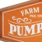 Homeroots 13" X 20" Orange And White Metal Farm Fresh Pumpkins Wall Decor 634271 - alternate 5