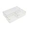 Martha Stewart Grady Set of 3 Clear Plastic Stackable Storage Boxes with White Engineered Wood Lids GS-BA1360-3W-CL-WH-MS - alternate 10