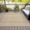 Homeroots 10' X 14' Gold And Ivory Chevron Washable Indoor Outdoor Area Rug 612261 - alternate 9