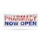 Signmission Pharmacy Now Open, 18 Inch x 48 Inch, Vinyl Banner B-30785 - alternate 1