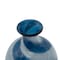 Homeroots 13" Blue And White Striped Swirl Art Glass Table Vase 574247 - alternate 8