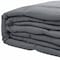 Homeroots 48" X 72" Light Gray Cotton Quilted Plush 15 Pound Weighted Blanket 523953 - alternate 5