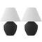 Jonathan Y Ralf 20.5" Minimalist Scandinavian Resin/Iron LED Table Lamp, Matte Black, 2PK JYL5604A-SET2 - alternate 8