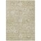 Homeroots 9' X 12' Beige And Brown Damask Washable Indoor Outdoor Area Rug 603501 - alternate 8