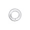 Auveco DIN 127 Metric Lock Washers - 6mm Zinc, 100PK 17396 - alternate 2