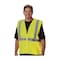 Pip ANSI Type R Class 2 Value Zipper Solid Vest 302-WCENGZLY-L - alternate 2