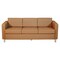 Office Star Products Pacific Sofa Couch, Luggage PAC53-R113 - alternate 3