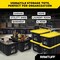 Ramtuff 27 Gallon Stackable Storage Totes - Heavy Duty Weather-Resistant w/ Snap Lid, Black/Yellow, 4PK 606533 - alternate 7