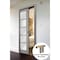 Sartodoors Pocket Interior Door, 18" x 84", Gray QUADRO4002PD-SSS-1884 - alternate 1