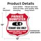 Signmission Private Dumpster Shield Sign Tenant Use, 12 Inch X 12 Inch, Plastic Sign SHI-P-12-438 - alternate 6