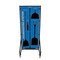 5S Supplies Housekeeping Shadow Board Broom Station V5, Blue / Black Shadows, Kit + Stand HSB-V5-BLUE-KIT-STAND - alternate 1