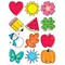 Creative Teaching Press Seasonal Accents, 10'', Designer Cut-Outs, 12-Piece Set, 3PK 10816 - alternate 3