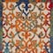 Homeroots 3' X 4' Navy Blue Beige Green Orange And Red Trellis Indoor Outdoor Area Rug 546790 - alternate 8