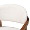 Baxton Studio Biana Boucle Dining Chair - Modern Upholstered Accent Armchair, Cream, Minimalist Design 259-14203-ZORO - alternate 8