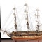 Homeroots 39" Wood Brown Solid Wood H Painted 1797 USS Constitution Large Table Top Display Case Model Boat 401838 - alternate 4