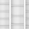 Homeroots Set of Four White Wood Seventeen Tier Modular Bookcase with Two Doors, 4PK 546634 - alternate 3