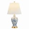 Jonathan Y Grace 24" French Country Cottage Ceramic/Iron Floral Urn LED Table Lamp, Blue/White JYL3009B - alternate 12