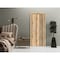 Sartodoors Modern Wood Interior Door with Hardware, Planum 0011 Oak and Aluminum Strips, Single Panel Frame Tr PLANUM0011ID-DUB-18 - alternate 1
