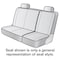 Dash Designs 2020-2024 JEEP GLADIATOR - 2ND ROW BENCH CUSTOM SEAT COVERS K320-28-0GCH - alternate 2