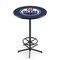 Holland Bar Stool Co 42" Black Edmonton Oilers Pub Table L216B4236EdmOil - alternate 1