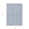Homeroots 3' X 5' Sky Blue And Denim Blue Striped Washable Indoor Outdoor Area Rug 587962 - alternate 8