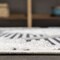 Jonathan Y Sumak High-Low Pile Neutral Diamond Kilim Gray/White/Black 2 ft. x 10 ft. Indoor/Outdoor Runner Rug SBH107B-210 - alternate 8