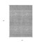 Homeroots 5' X 8' Silver Gray And Ivory Tribal Washable Indoor Outdoor Area Rug 582645 - alternate 8