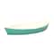 Homeroots 10in Aqua And White Cast Iron Oval Boat Shaped Tray 634797 - alternate 6