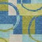 Homeroots 3' X 5' Denim Blue And Lime Green Geometric Washable Indoor Outdoor Area Rug 612575 - alternate 8