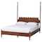 Baxton Studio Hoffman Scalloped Bedroom Set with Chest, Walnut Brown, King 272-14820-14821-14822-14824-ZORO - alternate 9