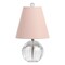 Jonathan Y Goddard 16" Crystal Ball/Metal LED Table Lamp, Clear/Pink JYL2079C - alternate 6