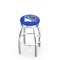 Holland Bar Stool Co 30" Chrome New York Rangers Swivel Bar Stool, Accent Ring L8C3C30NYRang - alternate 1