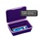 Its Academic Flexi Storage Box, Folding, Collapsible and Adjustable for Pencils, Supplies, and More, Purple 23135 - alternate 6