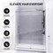 Anzzi 48in Reversible Frameless Sliding Deco-Glass Shower Door w/ Soft-Close System Chrome Finish SD-AZ20-01CH - alternate 11