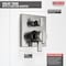 Delta Ara Angular Modern Monitor 17 Series Valve Trim with 3-Setting Integrated Diverter T27867-SS - alternate 4