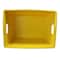 Flipside Corrugated Postal Storage Tote, 18-1/4 in L x 13-1/4 in W x 11-3/5 in H, Yellow, Plastic, 4 PK 40142 - alternate 6