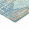 Homeroots 5' X 8' Teal Blue And Beige Geometric Washable Indoor Outdoor Area Rug 632012 - alternate 8