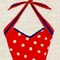 Homeroots Set Of Four Red White And Blue Swimsuits Framed Print Wall Art, 4PK 416378 - alternate 4